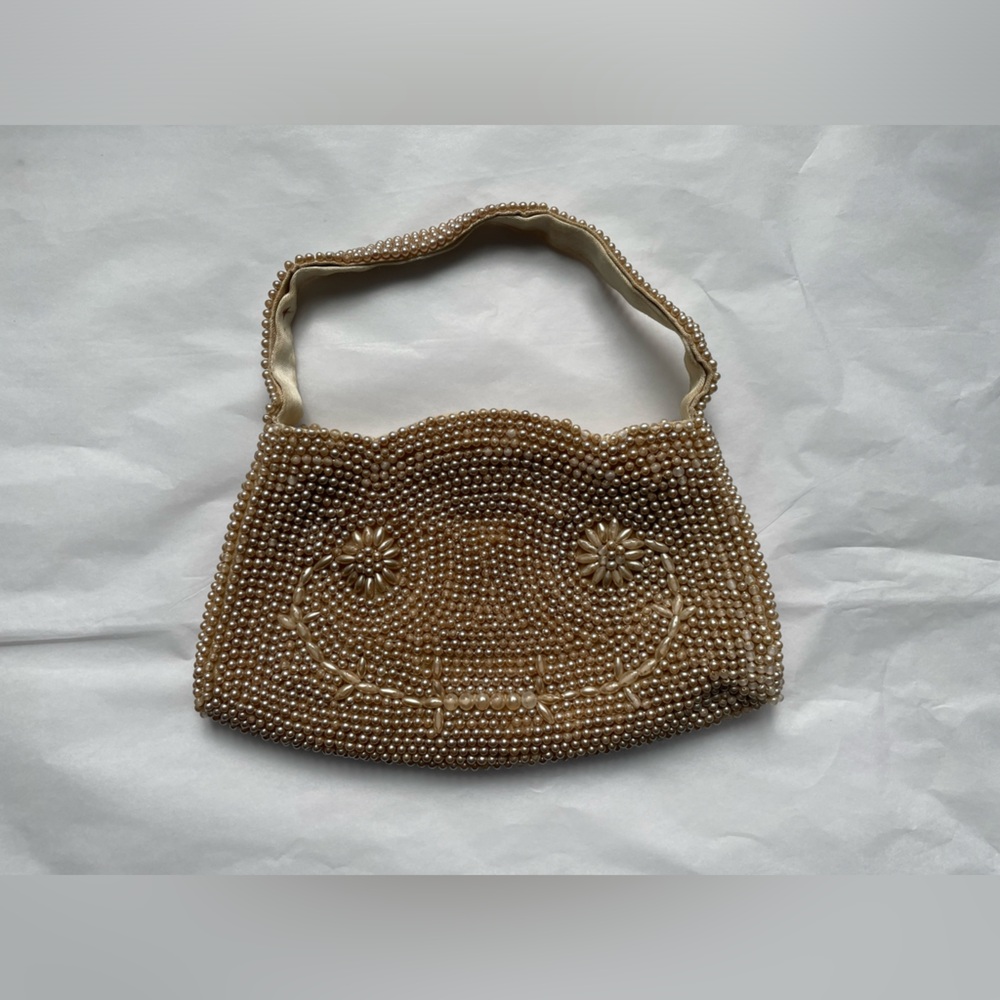 Vintage Beaded Mini Zippered Hand Bag - Picture 7 of 9